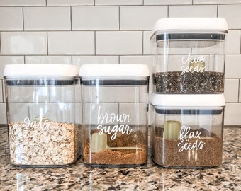 Pantry Labels SVG - Pantry Labels - Cricut - Hand Lettered