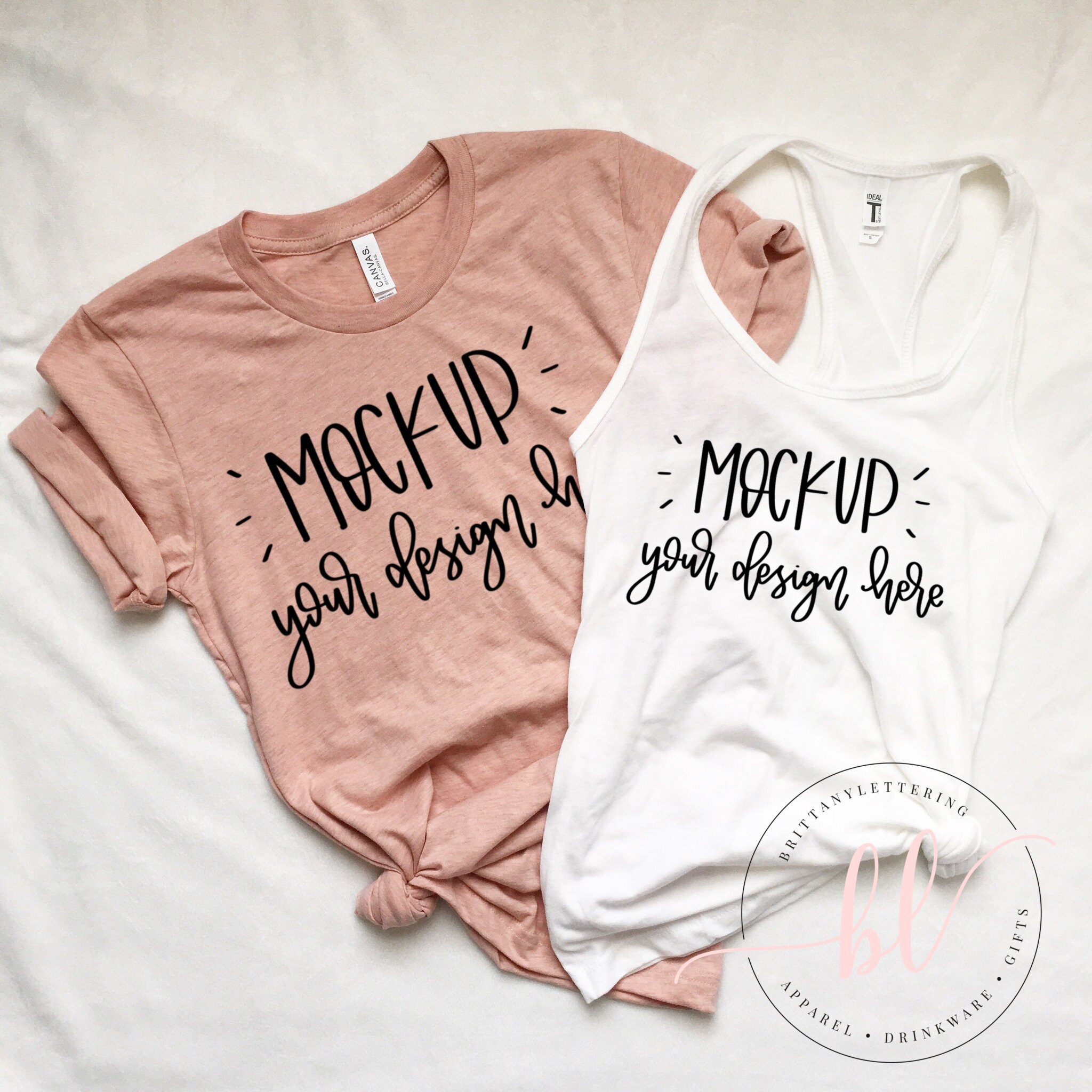 Bella Canvas Flat Lay Mockup Heather Prism Unisex Shirt Etsy