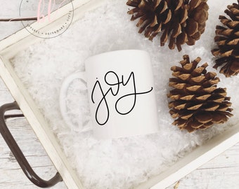 Joy SVG - Joy - Christmas SVG - Hand Lettered svg