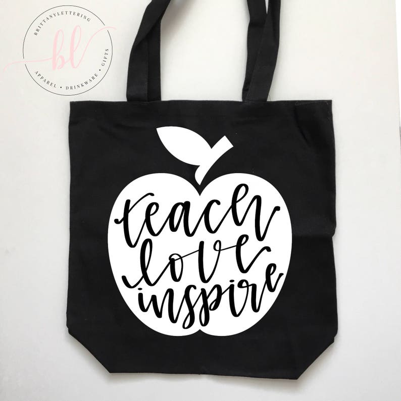 Teach Love Inspire SVG Teach Love Inspire Teacher SVG School SVG Teacher Life svg Teacher Appreciation Teacher Love image 2