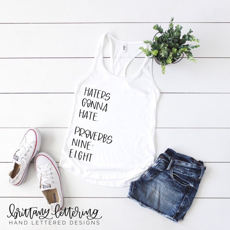 Haters Gonna Hate Proverbs Nine Eight SVG Haters Gonna Hate Proverbs Nine Eight Christian SVG Faith SVG Hand Lettered svg image 1