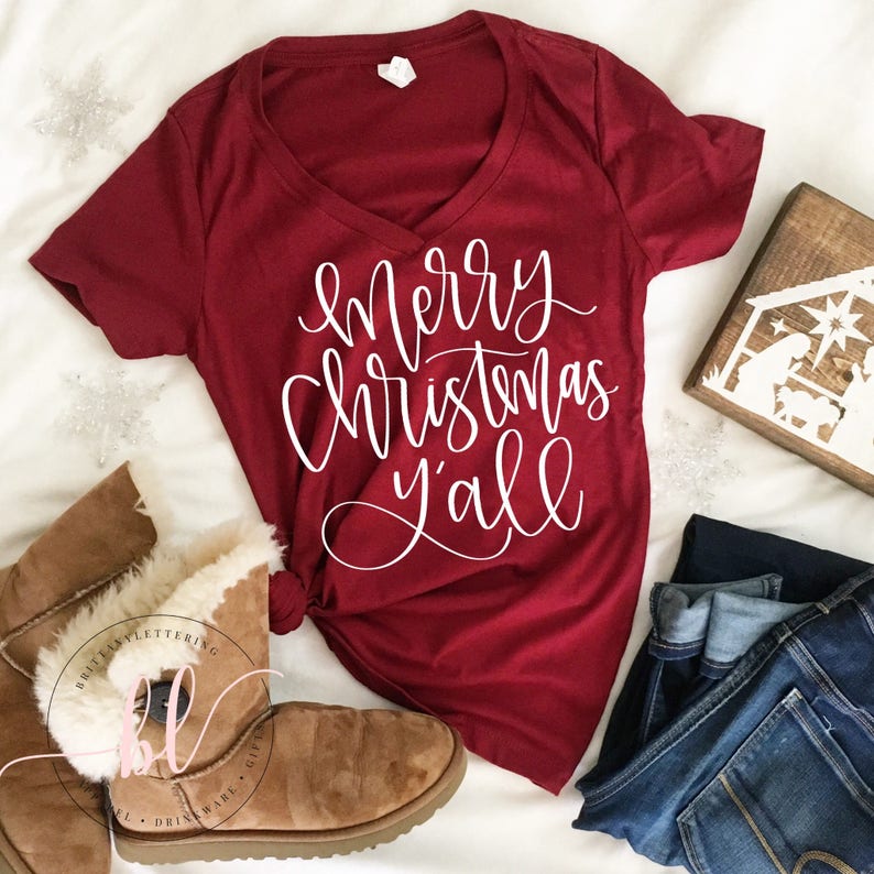 Download Merry Christmas Y'all SVG Merry Christmas Y'all | Etsy