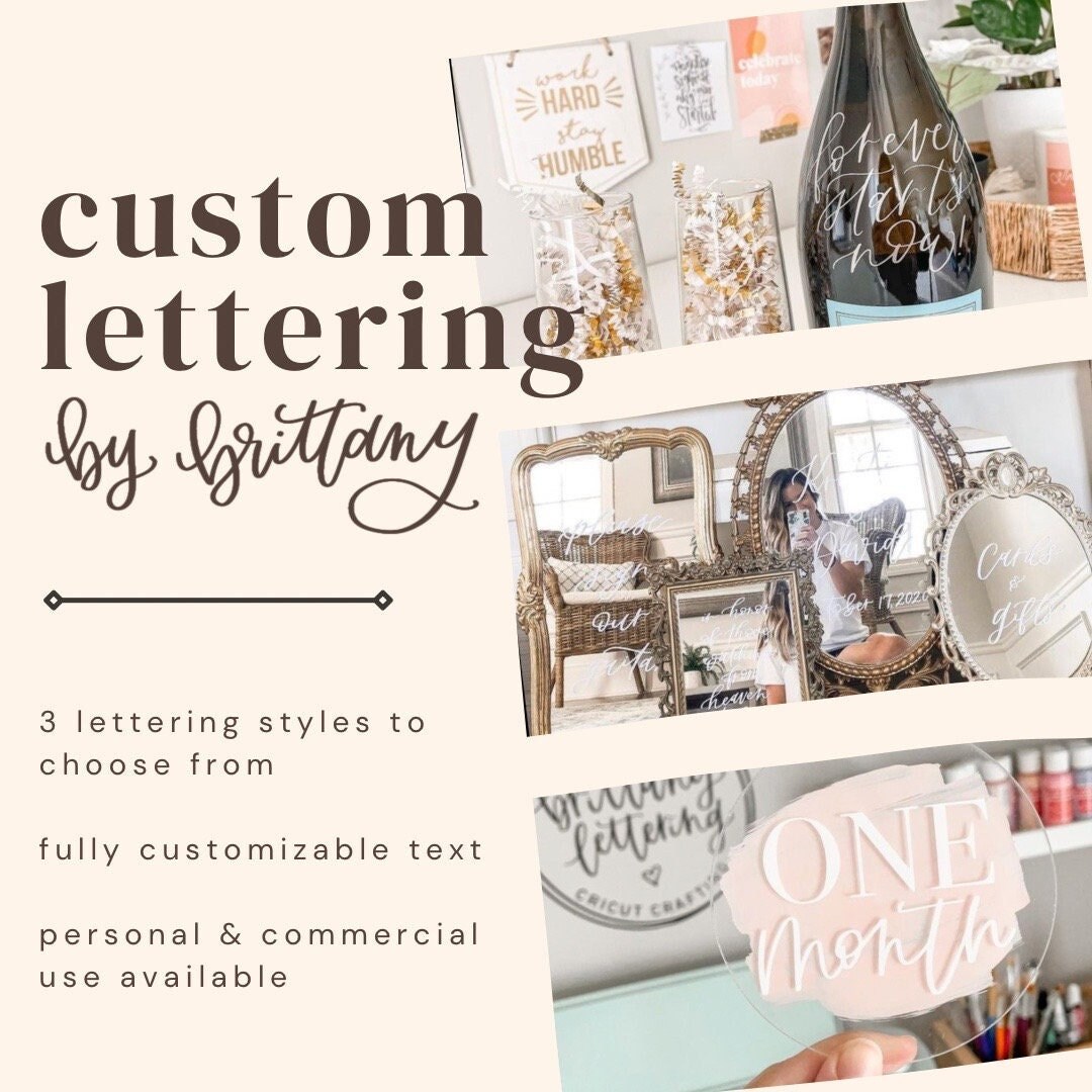 Custom Lettering by Brittanylettering - Digital Download - Hand ...