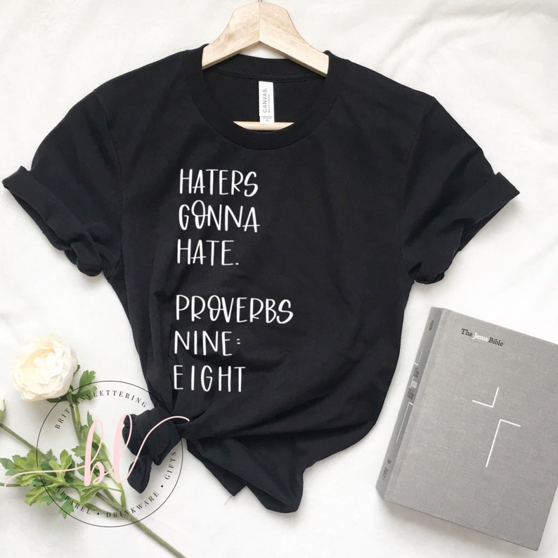 Haters Gonna Hate Proverbs Nine Eight SVG Haters Gonna Hate Proverbs Nine Eight Christian SVG Faith SVG Hand Lettered svg image 7