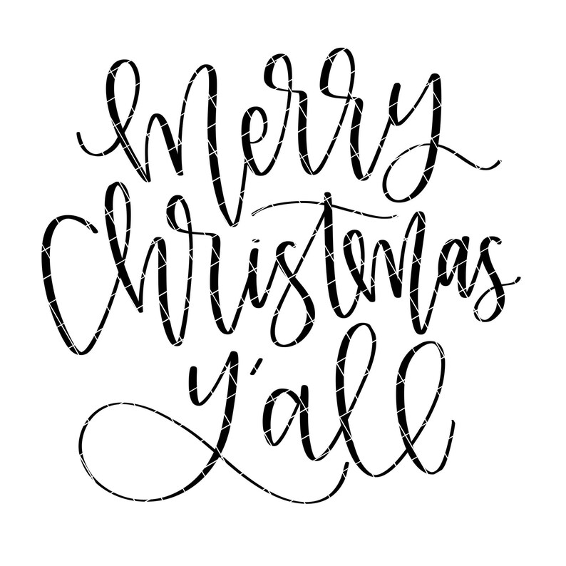 Download Merry Christmas Y'all SVG Merry Christmas Y'all | Etsy