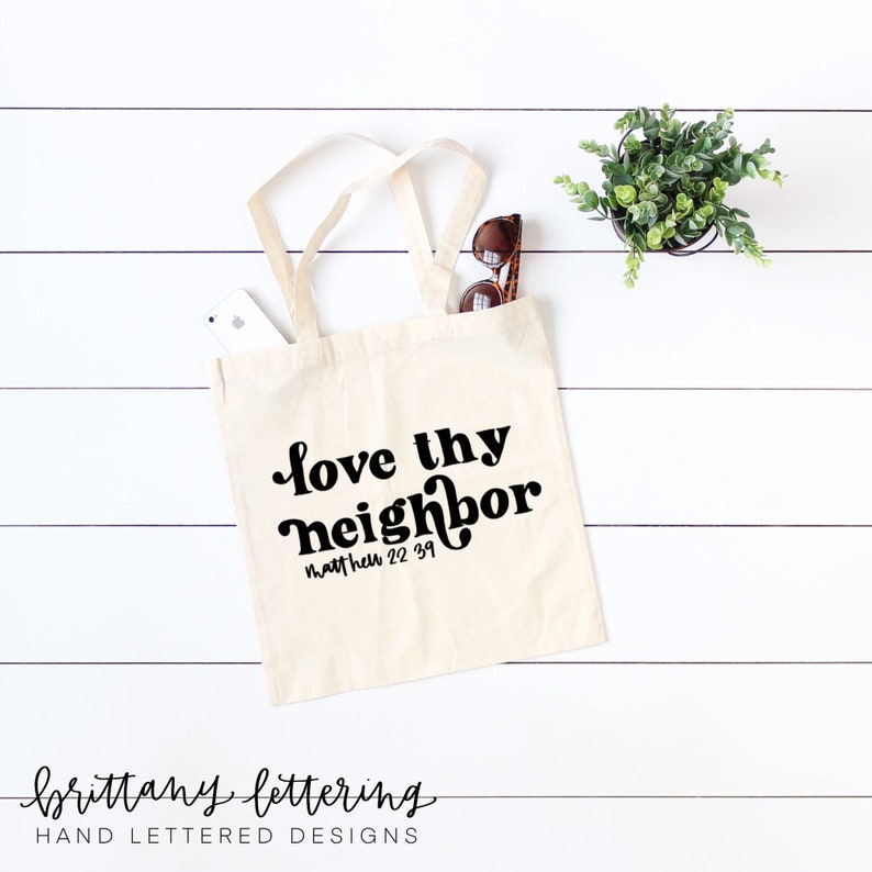 Download Love Thy Neighbor SVG Hand Lettered SVG Cricut SVG | Etsy