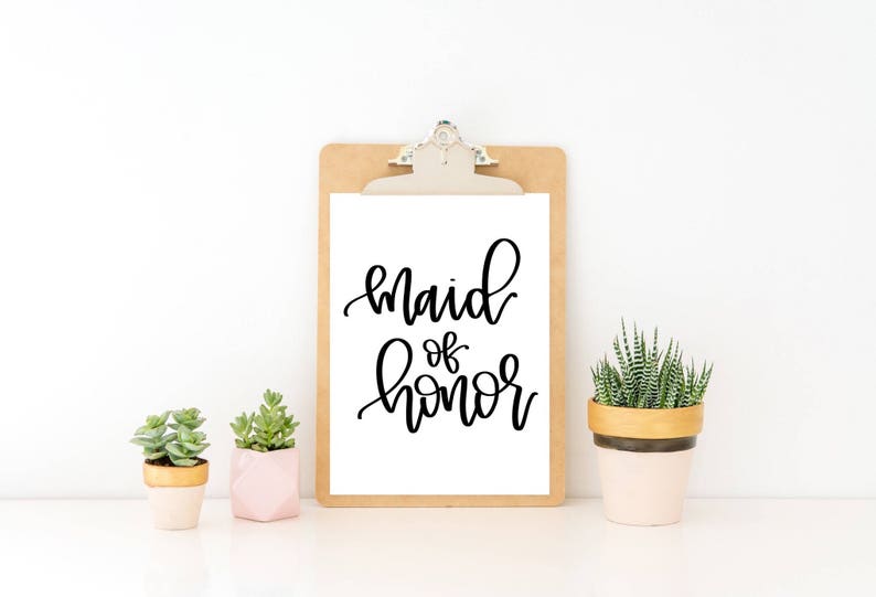Download Maid of Honor SVG Maid of Honor Wedding SVG Cricut SVG | Etsy