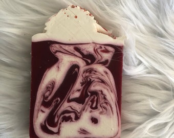 Candy cane soap