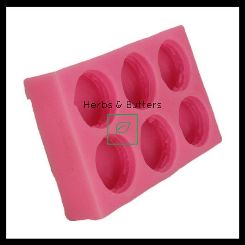 3D Macaroon Soap Embed Wax Melt Silicone Mold Etsy