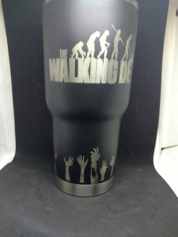 Custom Powder Coated And Laser Engraved Rtic Tumbler Laser Etsy