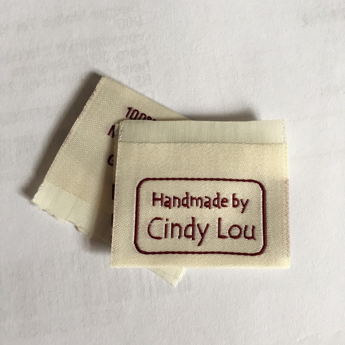 500 Custom Hem Labels Hem Tags on Tshirt Sleeves Pip Tag Etsy