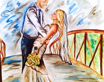 Personalized Watercolor Paintings