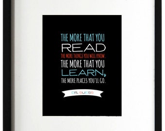 Dr. Suess Quote Wall Art