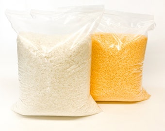 Organic Beeswax Pellets, Yellow or White, for Lotion Candle Lip Balm and Soap making