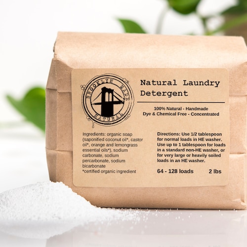 All Natural Laundry Detergent Laundry Powder 64128 Loads Etsy