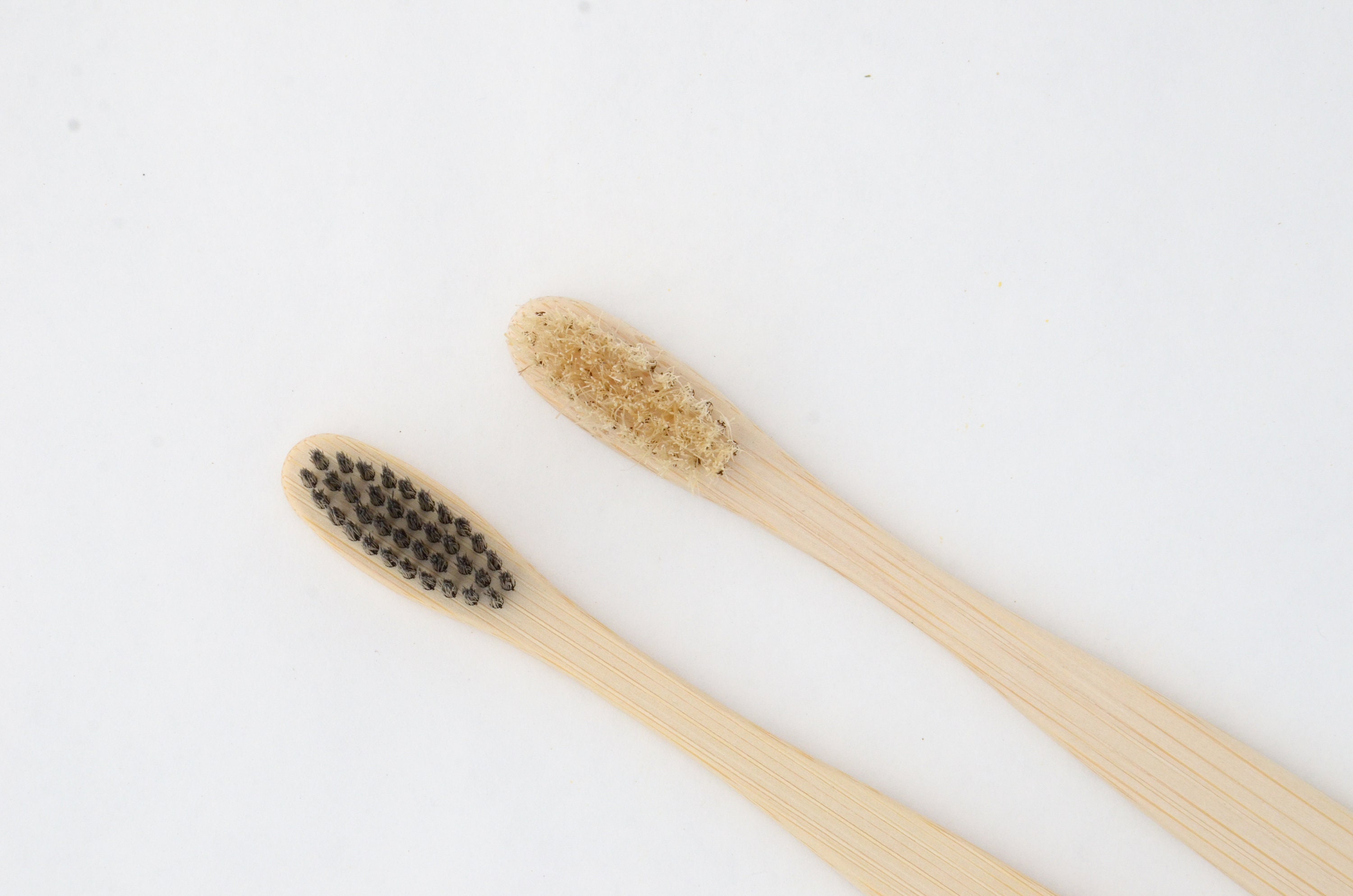 Zero Waste Bamboo Toothbrush, Charcoal Infused Bamboo Silk Bristles o…