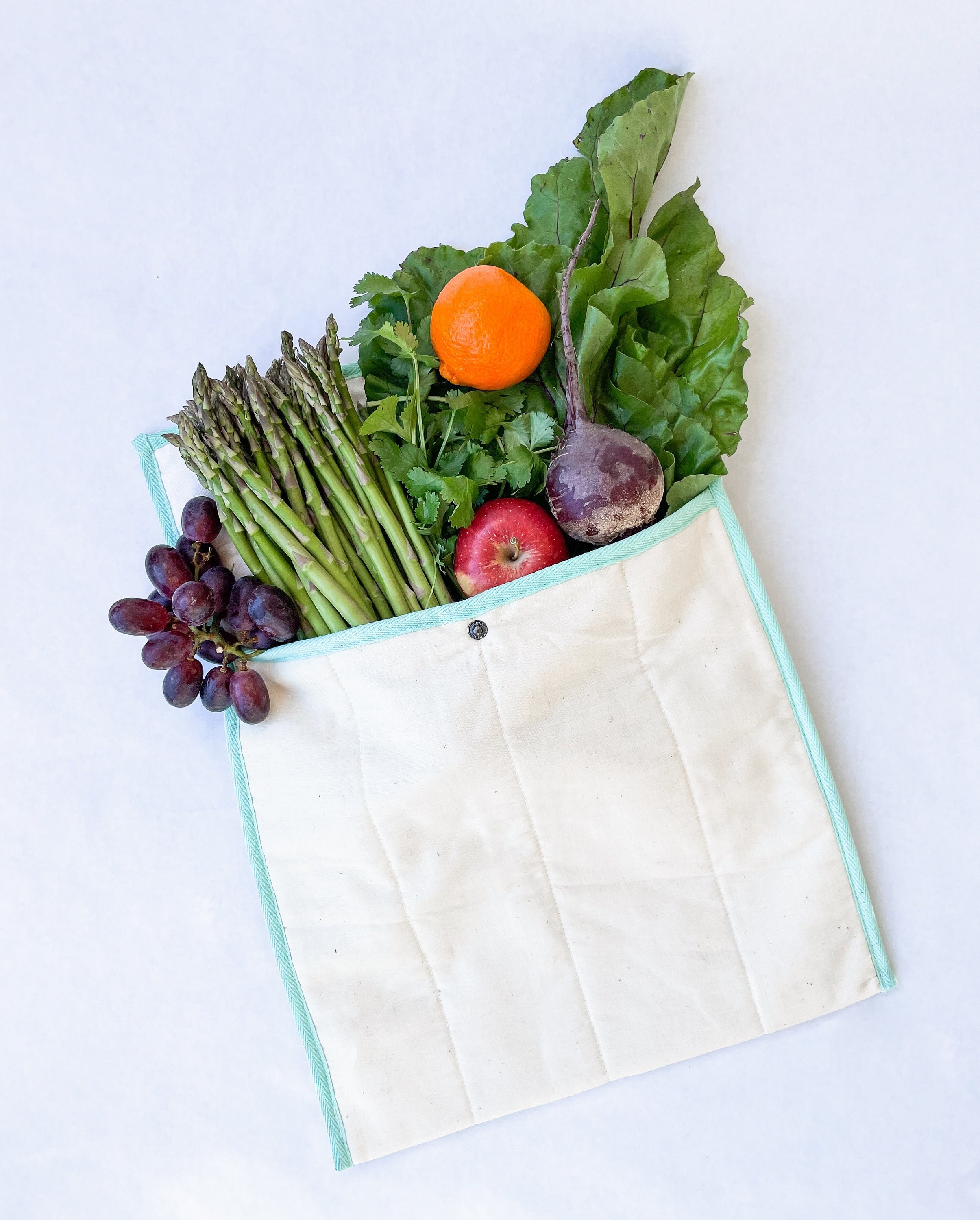 12 Wiederverwendbare Einkauftasche Obst Gemüsebeutel Aufbewahrung Damentaschen 