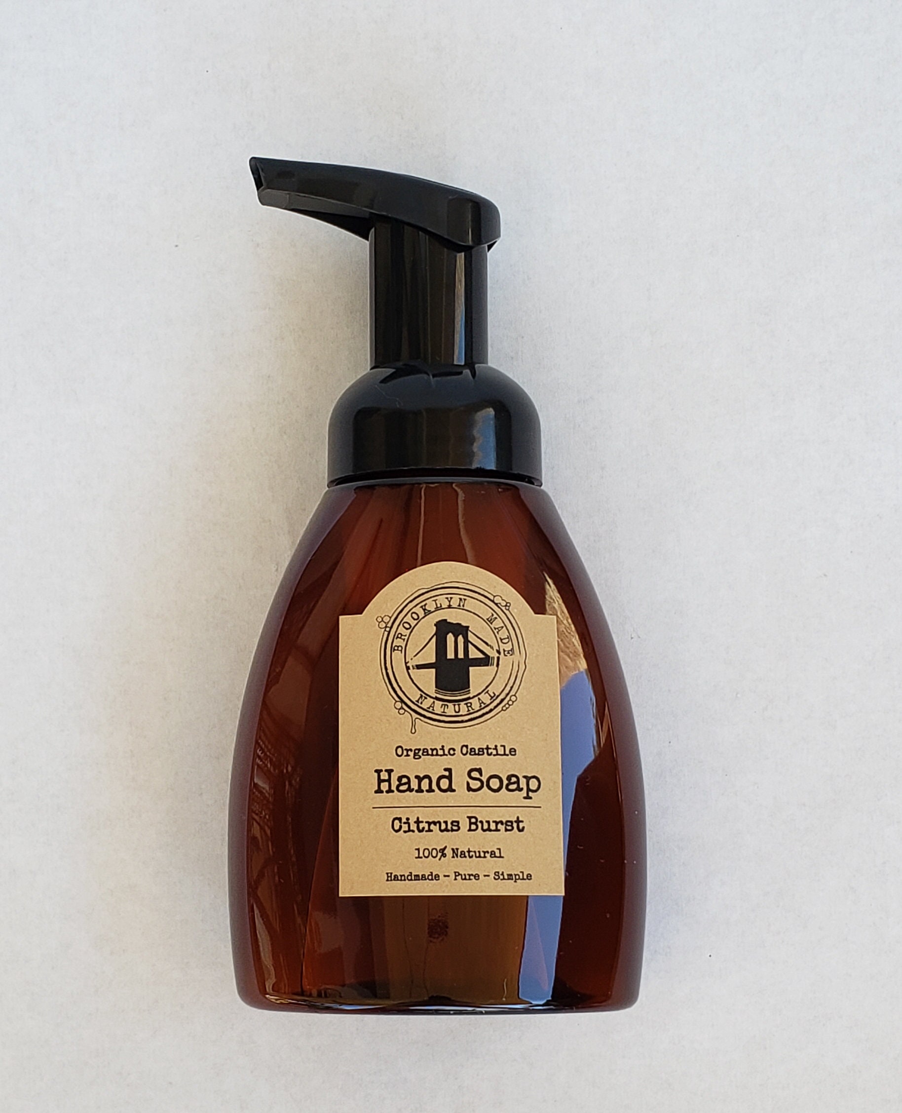 Organic Castile Hand Soap Foaming Hand Soap Organic Hand Etsy