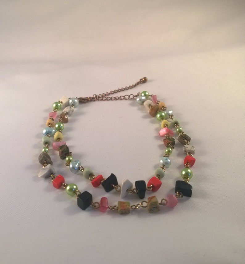 Hippie Jewelry Bohemian Chain Jewelry Stone Arm Chain Body Jewelry