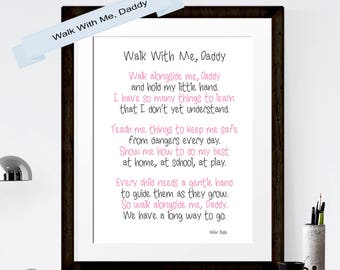 1st Fathers Working day Stroll With Me Daddy Fathers Working day Print photo regarding Walk With Me Daddy Poem Printable identify To start with Fathers Working day Wander With Me Daddy Fathers Working day Print
