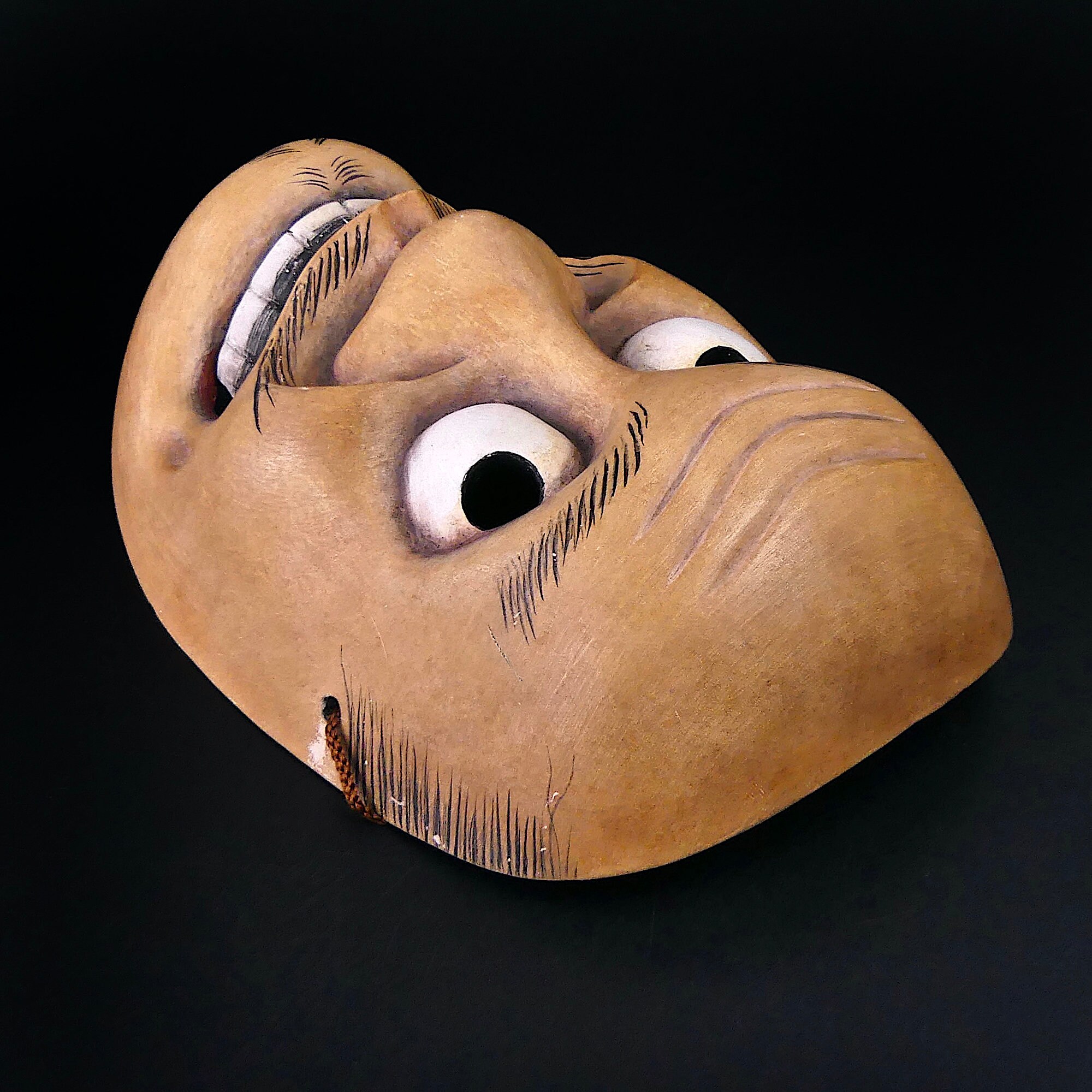 Kentoku Kyōgen Mask: Hand-carved Japanese Noh Theater Art - Etsy
