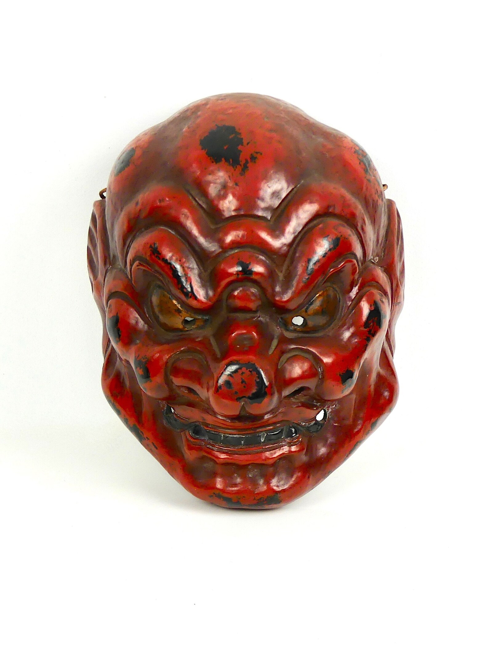 Konron Japan Dry Lacquer Mask Gigaku Theater Etsy