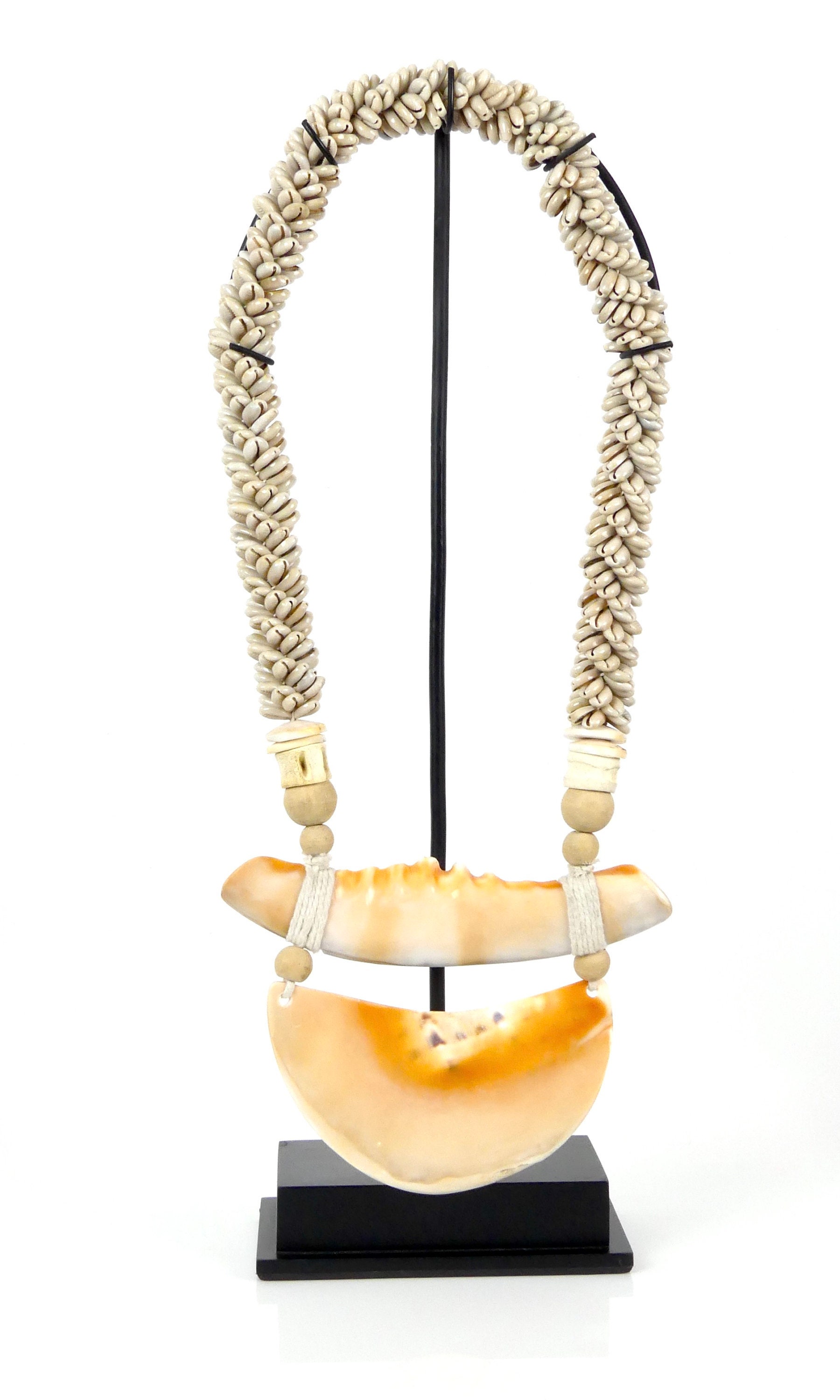 Collier Papou Cauris et Coquillages - Papouasie-Nouvelle-Guinée