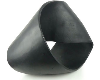 Große Moebius Band Skulptur aus Metall - Deko Design