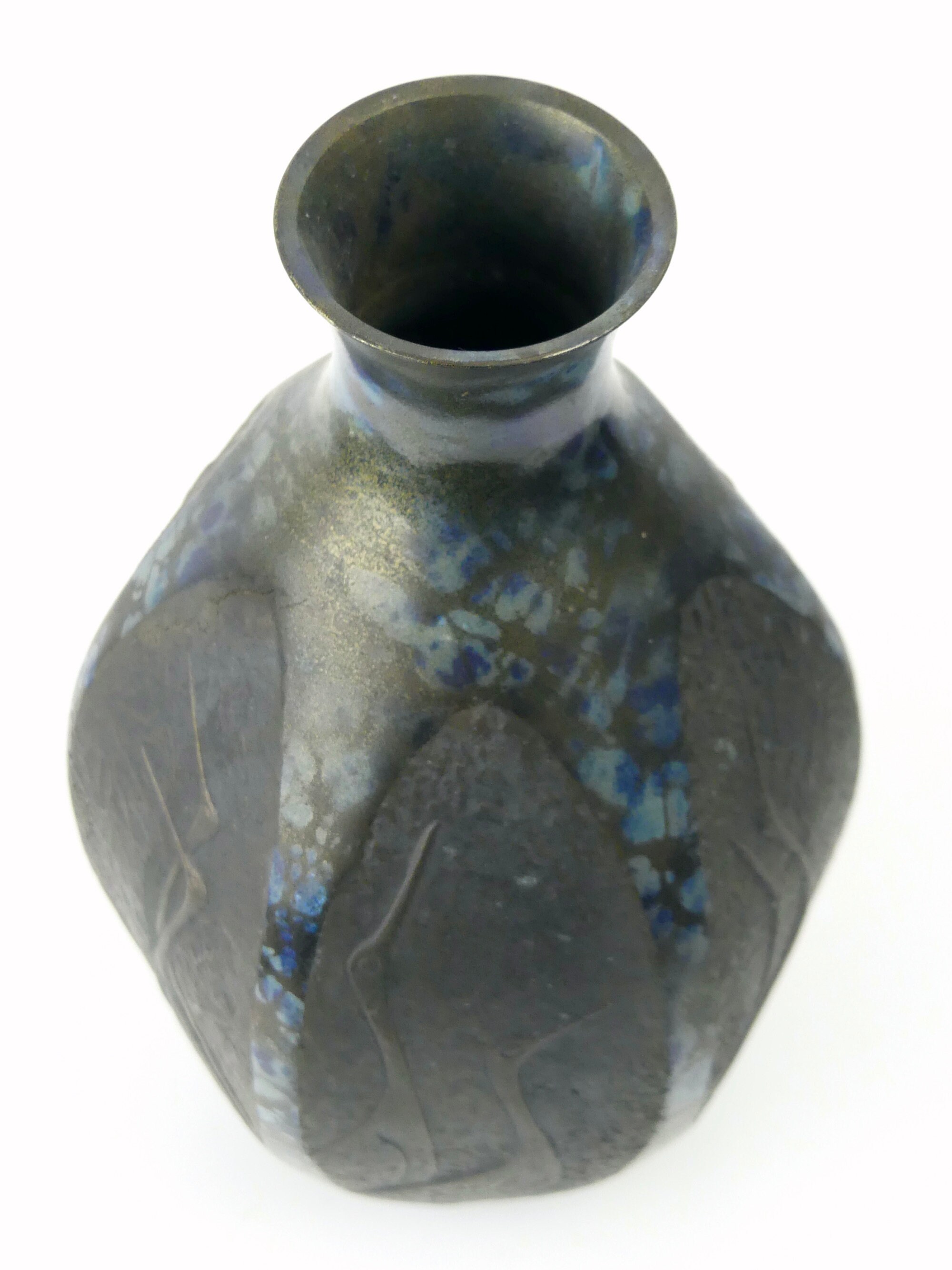 銅製花瓶 木箱付き 富貴堂 銅製花瓶 木箱付き 富貴堂