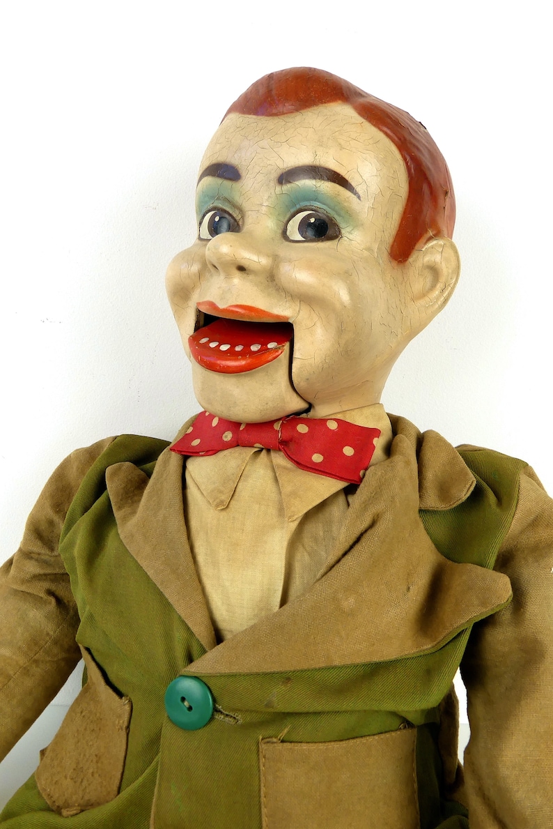 Jerry Mahoney Puppet in Cardboard and Fabric by the American Etsy