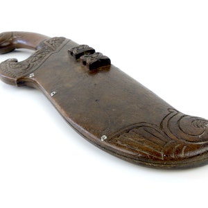 Antique Batak knife in iron and wood - Late 19th century - Sumatra Indonesia