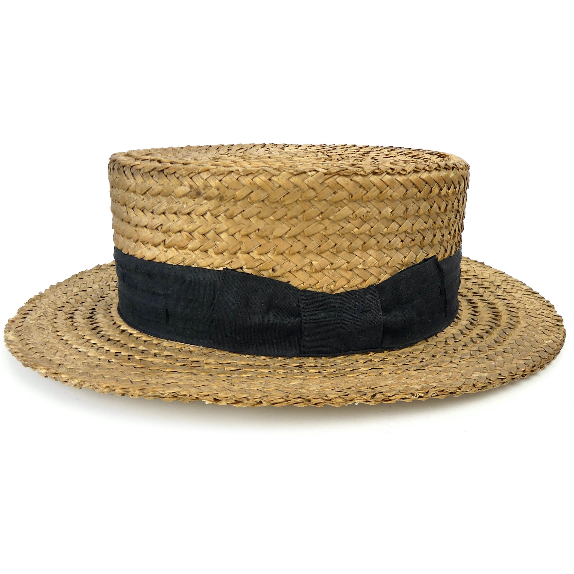 Amazon.com: B Couture Child Nino Boater Hat Size 50 Cm Blue