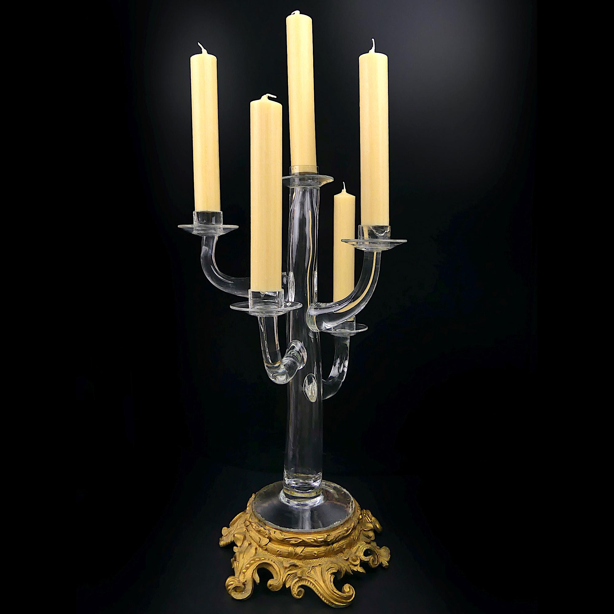 Bougeoir En Laiton Doré à 5 Branches – Neuf, Acheté En Galerie – Décoration Adulte