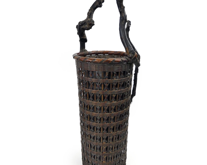 Ikebana Basket Signed in Bamboo Basketry Japan Shōwa Period 1950 Etsy