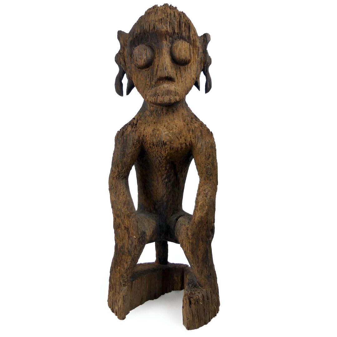 Modang Large Ancient Modang Statue of Kalimantan Dayak Anthropomorphic Massive ...