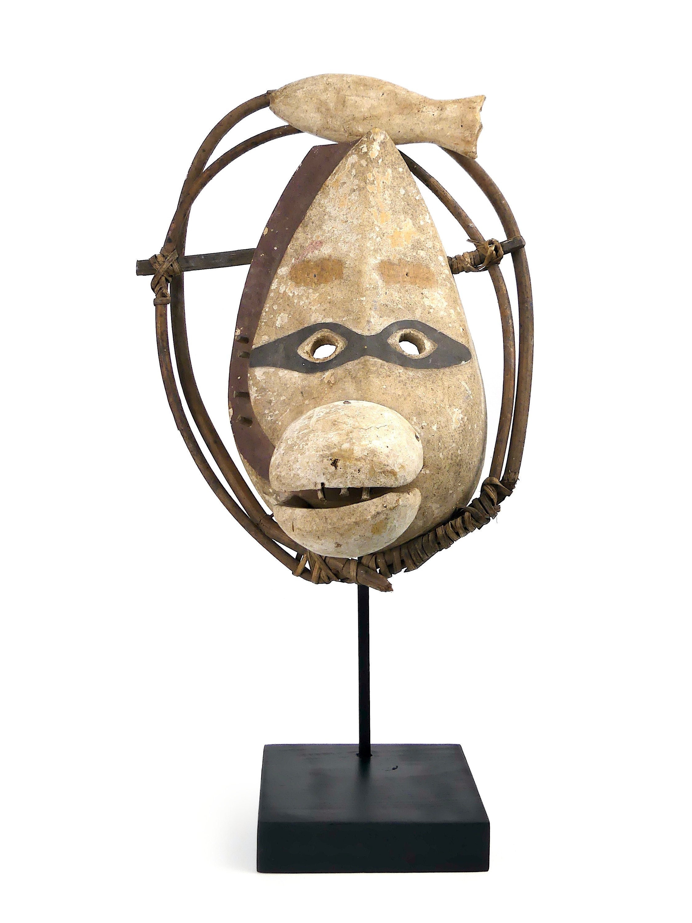 Masque Inuit – Masque De Collection – Artisanat Traditionnel