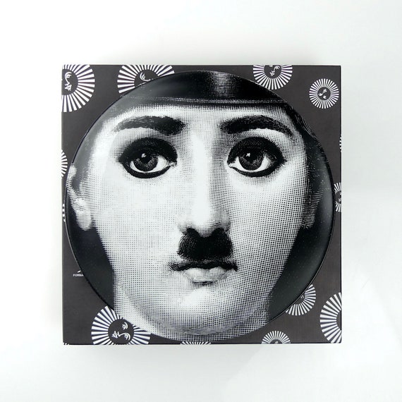 Mid 20th Piero Fornasetti Tema E Variazioni Porcelain Plate