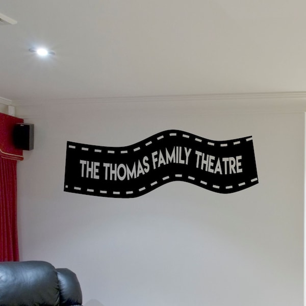 Home Theater Decal Etsy
