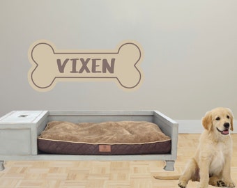 Personalized Dog Wall Decal - Personalized Name Pet Dog Sticker - Vinyl Wall Decal Sticker Art - Pet Decal - Fur Babies - Dog Person -