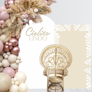 Cielito Lindo Decal - Cielito Lindo Baby Shower Backdrop - Talavera Balloon Arch - Gender Reveal - Baby Shower - Cielito Lindo Backdrop