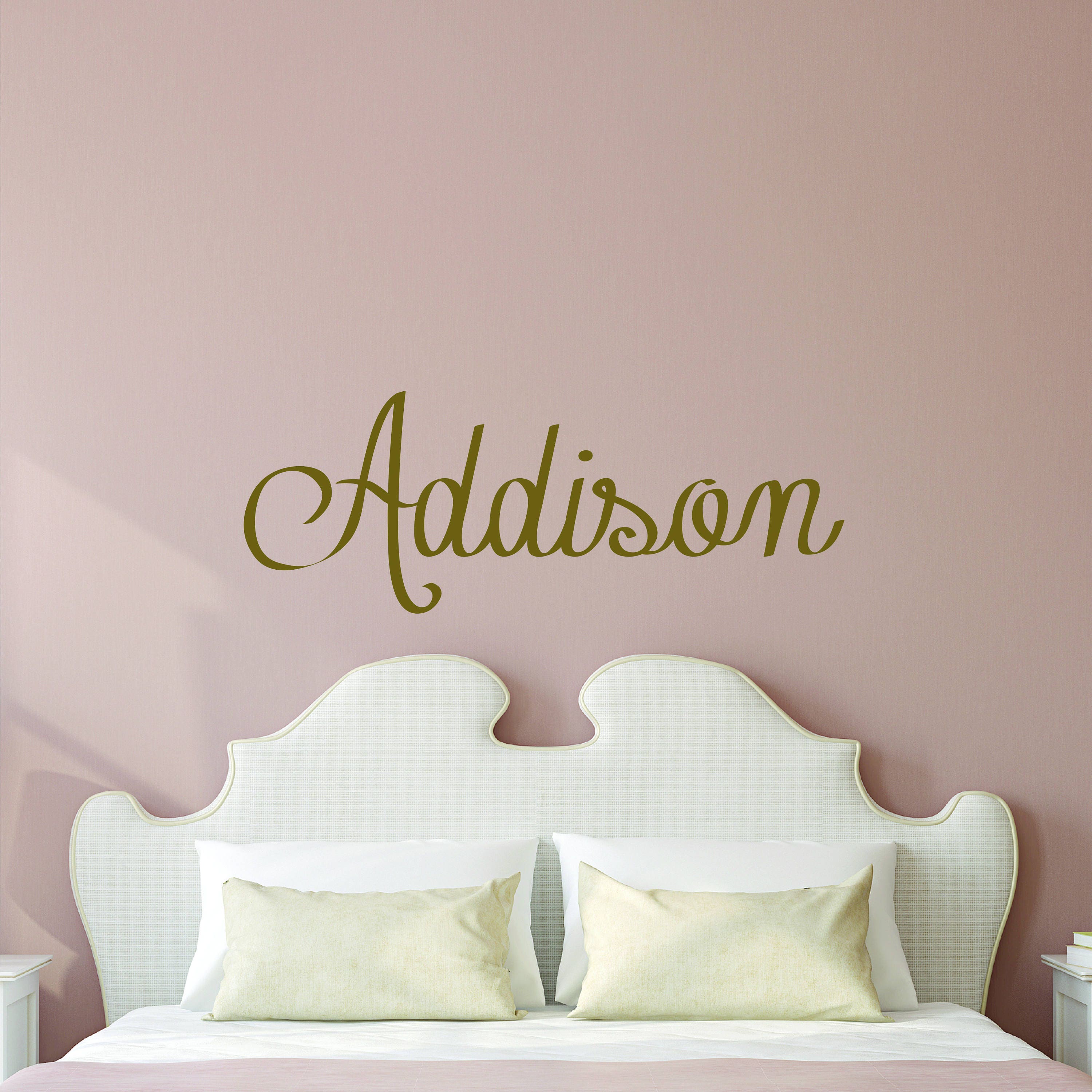 Personalized Name Wall Decal Custom Name Wall Sticker Etsy