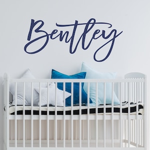 Personalized Wall Decal Boy Name Wall Decal Nursery Wall Decal Personalized Name Decal Vinyl Wall Decal Boys Name Decal Name Modern Nursery