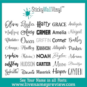 Custom Acrylic Mirror Name Sign Nursery Name Sign Personalized Name Sign Glitter Name Glitter Multiple Fonts Baby Name Wall Art image 5