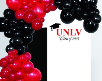 Graduation Decal - Graduation Party Backdrop - Class of 2025 for Balloon Arch - Personalized Graduation Decoration - Graduation Sign