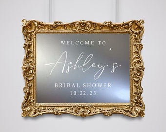 Bridal Shower Welcome Wall Decal - Bridal Shower Welcome Sign - Engagement Personalized Wall Decal Sticker - Wedding - Bridal Shower Sign