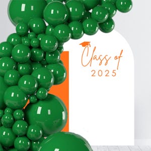 Class of 2025 - Graduation Party Decal For Balloon Arch - Congrats Grad Decal - Graduation Sticker - Class of 2024 - Grad Decal for Backdrop