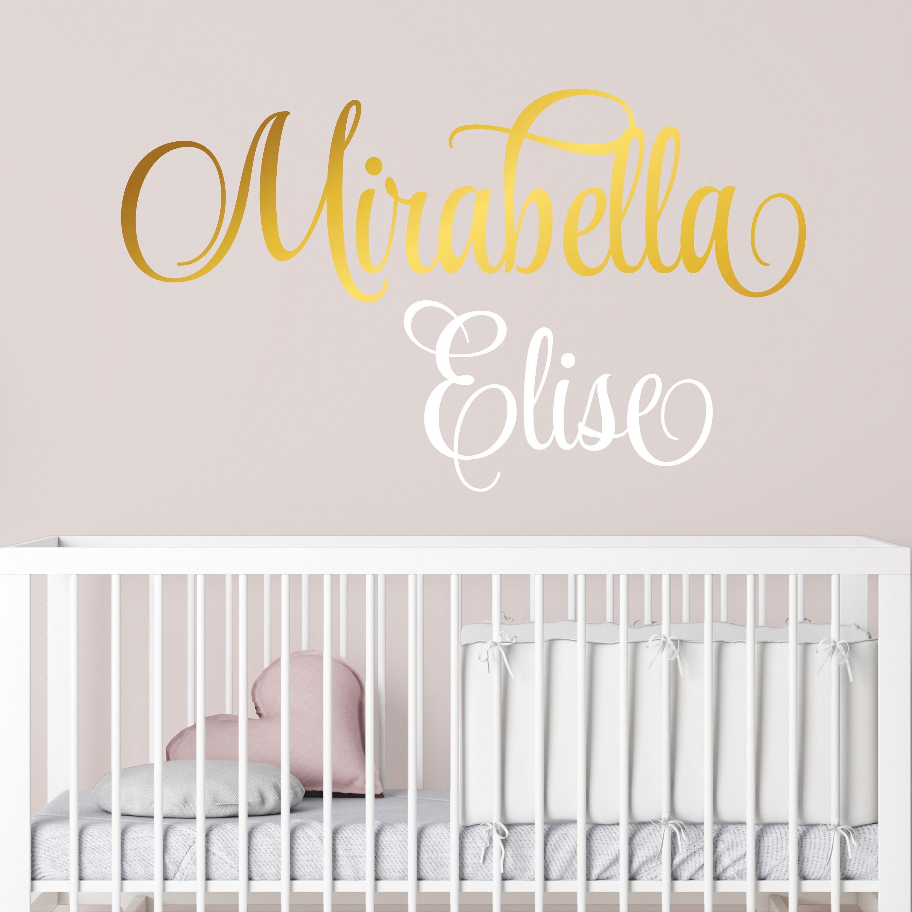 Personalized Girls Name Wall Decal Childrens Room Girls Bedroom Teen ...