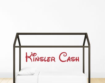 Personalized Wall Decal Boy Name Wall Decal Nursery Wall Decal Personalized Name Decal Vinyl Wall Decal Font Name Decal Prince Name