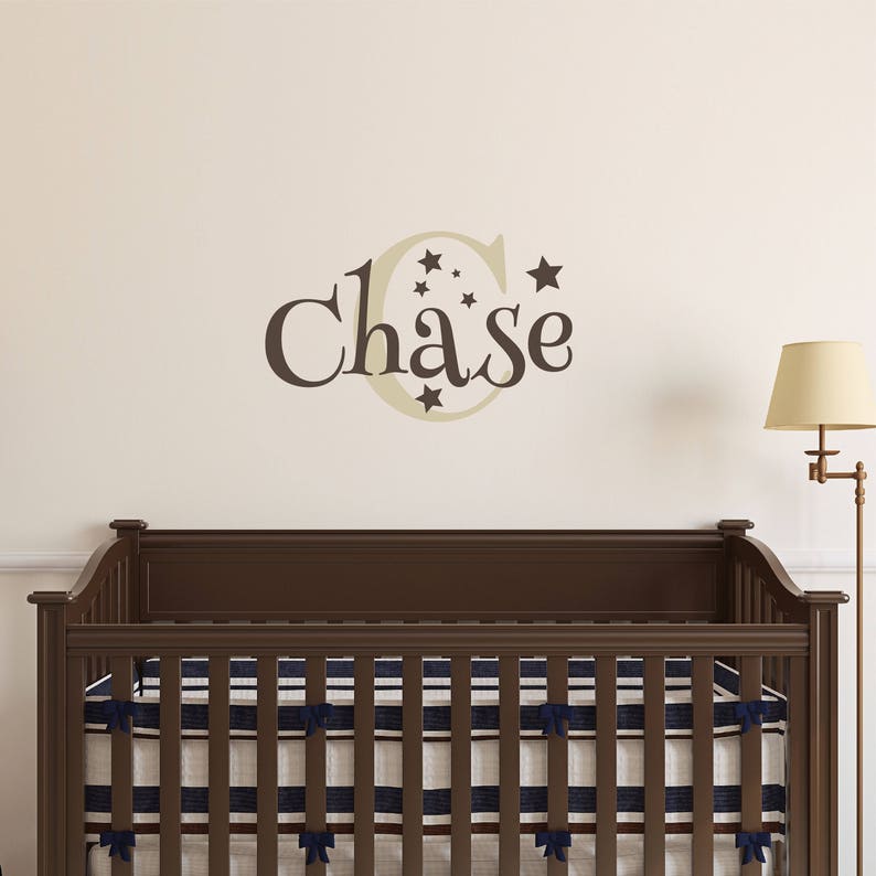 Personalized Name Wall Decal Custom Name Wall Sticker Etsy