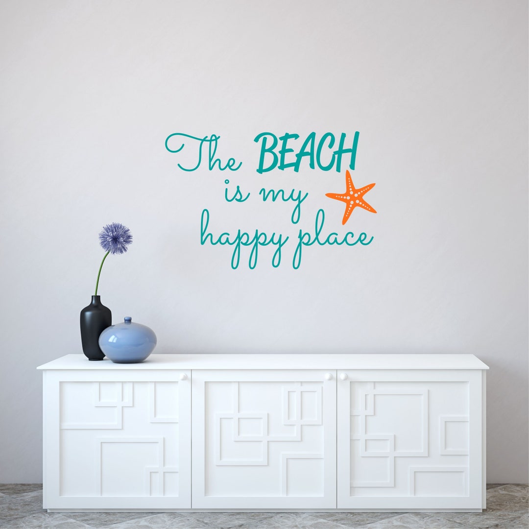 Beach Wall Decal Sticker beach House Wall Decal Beach Theme Decor